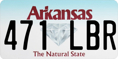 AR license plate 471LBR