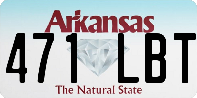 AR license plate 471LBT