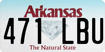 AR license plate 471LBU