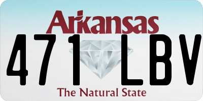 AR license plate 471LBV