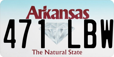 AR license plate 471LBW