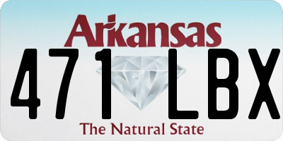AR license plate 471LBX