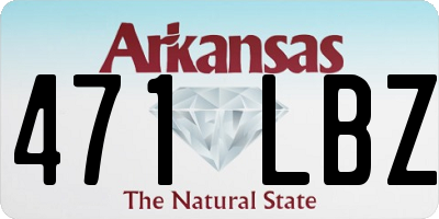 AR license plate 471LBZ