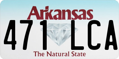 AR license plate 471LCA