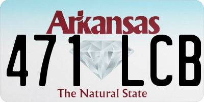 AR license plate 471LCB