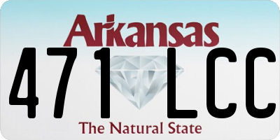 AR license plate 471LCC