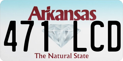 AR license plate 471LCD