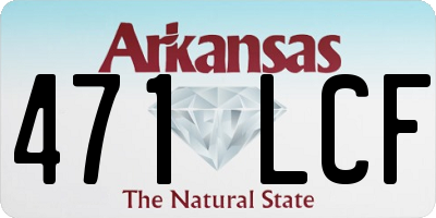 AR license plate 471LCF