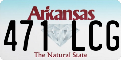 AR license plate 471LCG