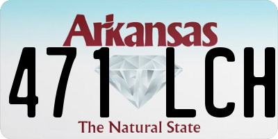 AR license plate 471LCH