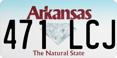 AR license plate 471LCJ