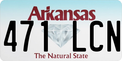 AR license plate 471LCN