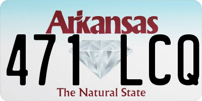 AR license plate 471LCQ