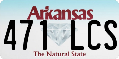 AR license plate 471LCS