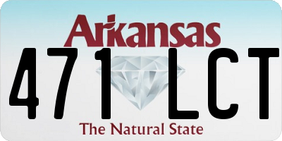 AR license plate 471LCT