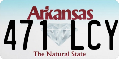 AR license plate 471LCY