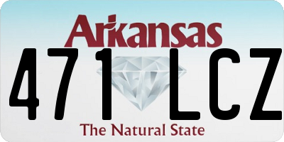 AR license plate 471LCZ