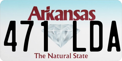 AR license plate 471LDA