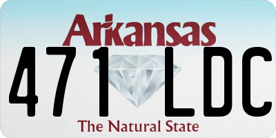 AR license plate 471LDC