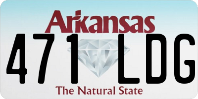 AR license plate 471LDG
