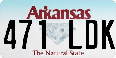 AR license plate 471LDK