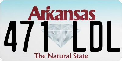 AR license plate 471LDL