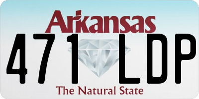 AR license plate 471LDP
