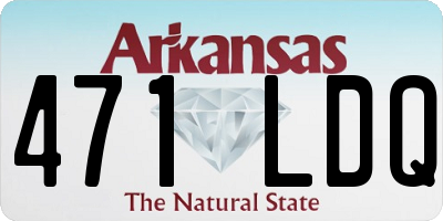 AR license plate 471LDQ