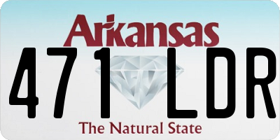 AR license plate 471LDR