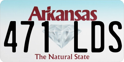 AR license plate 471LDS