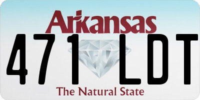 AR license plate 471LDT