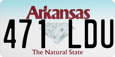 AR license plate 471LDU