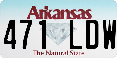 AR license plate 471LDW