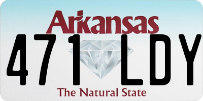 AR license plate 471LDY