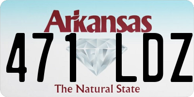 AR license plate 471LDZ