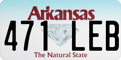 AR license plate 471LEB
