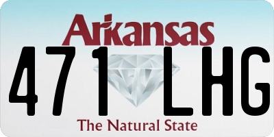 AR license plate 471LHG