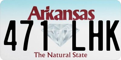 AR license plate 471LHK