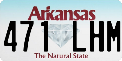 AR license plate 471LHM