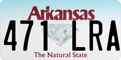 AR license plate 471LRA
