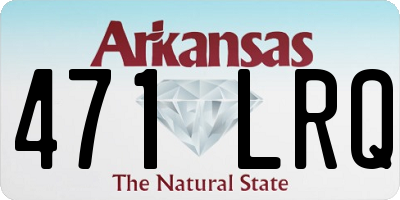 AR license plate 471LRQ