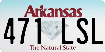 AR license plate 471LSL