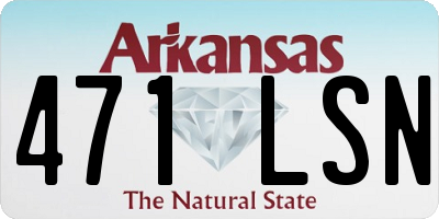 AR license plate 471LSN