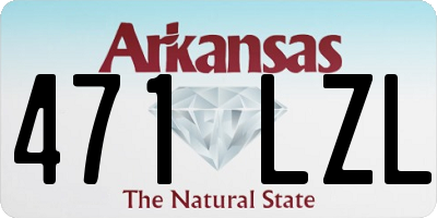 AR license plate 471LZL