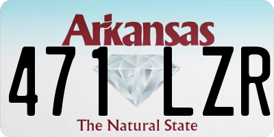 AR license plate 471LZR