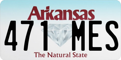 AR license plate 471MES