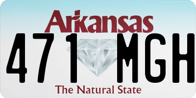 AR license plate 471MGH