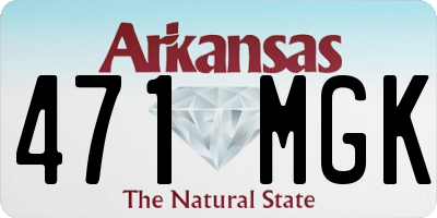 AR license plate 471MGK