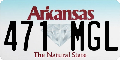 AR license plate 471MGL
