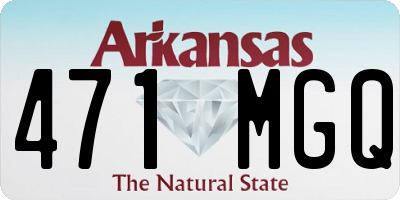 AR license plate 471MGQ